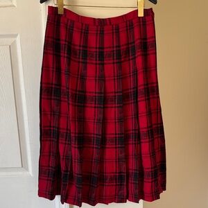Vintage Pendleton wool skirt